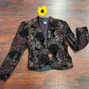 VINTAGE 80S,90S VELVET BLAZER ✨️